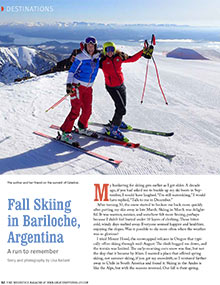 Fall Skiing in Bariloche